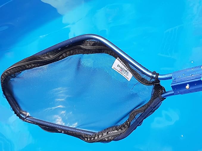 PondH2o Heavy Duty Pond Net for Skimming Water Garden Koi Fish Pond with Telescopic Pole That Extends to 9' 8'', Remove Debris or Catch Fish for Backyard Pond or Pools