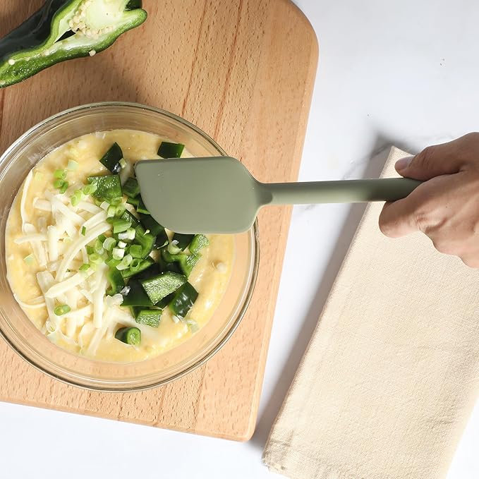 Sur La Table Kitchen Essential Mealcraft Silicone Spatula - Juniper Green