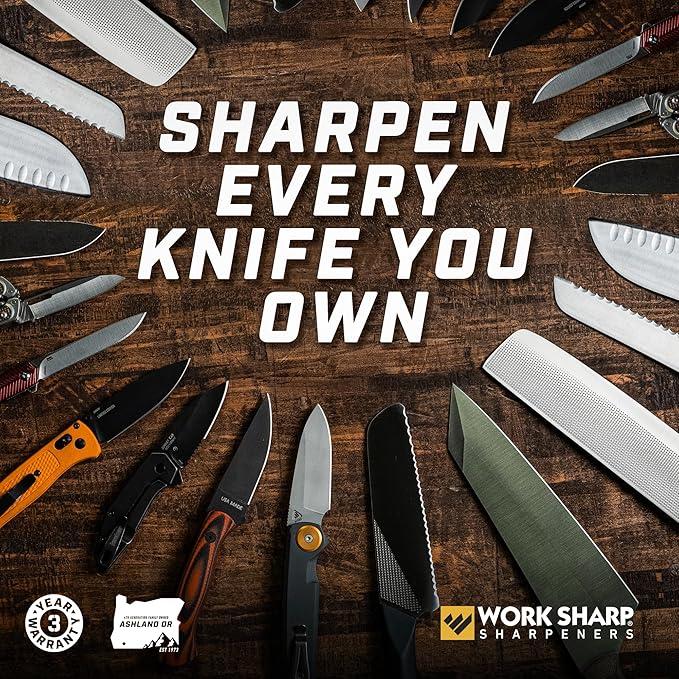 Work Sharp Portable Pocket and Hunting Knife Sharpener, WSGPS-W