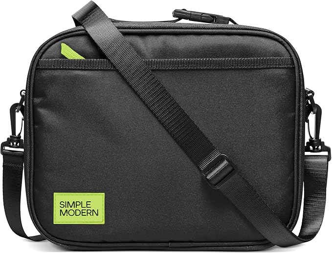 Simple Modern Hadley Lunch Box with Shoulder Strap | Kids & Adults | Insulated Bag with Pockets for Women, Men, Girls, Boys