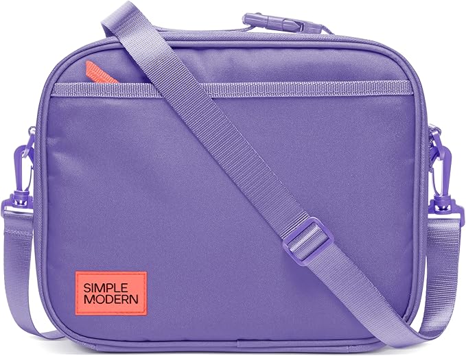 Simple Modern Hadley Lunch Box with Shoulder Strap | Kids & Adults | Insulated Bag with Pockets for Women, Men, Girls, Boys
