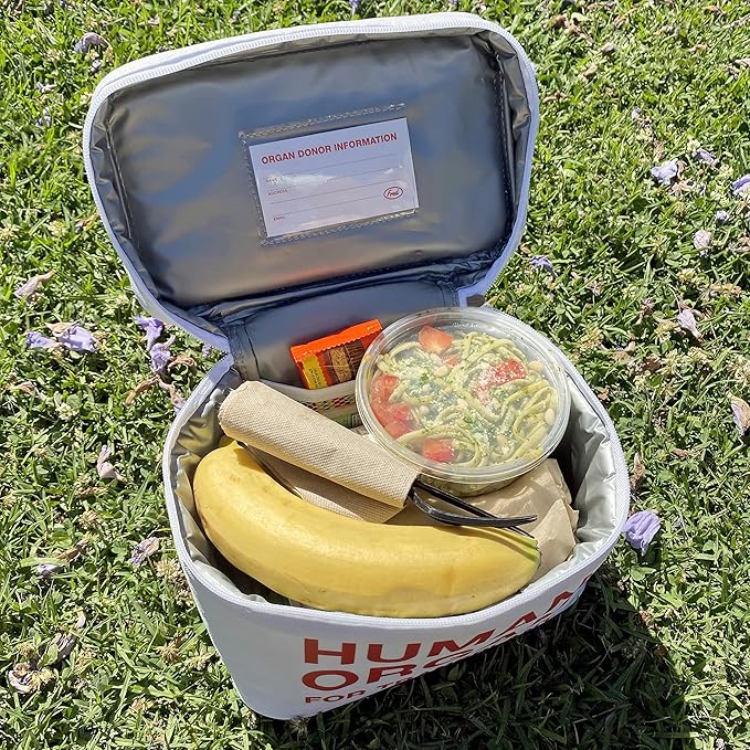 Genuine Fred, E.M.T Insulated Lunch Tote - The Original Emergency Meal Transportation, Waterproof Lined Bag to Store & Transport Meals, Snacks & More- White Elephant Gift - Perfect for Medical Workers