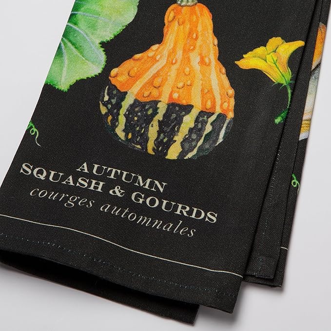 Now Designs 18" x 28" Printed Dishtowel | Autumn Squash