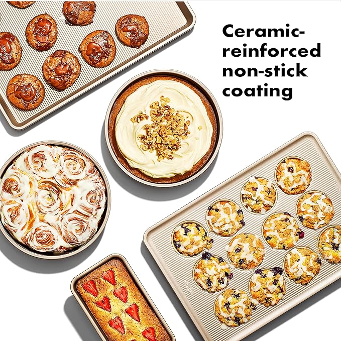 OXO Good Grips Non-Stick Pro 5 Piece Metal Bakeware Set
