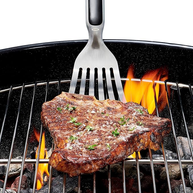 OXO Good Grips Grilling Tools, Precision Turner, Black